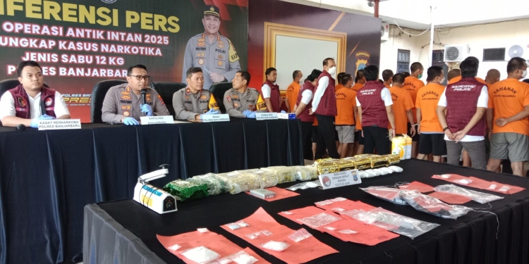 Operasi Antik 2025, Polres Banjarbaru Ungkap Barang Haram Bernilai Miliaran Rupiah
