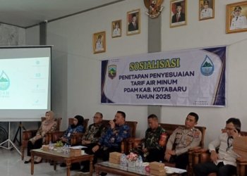 PDAM Kotabaru Sosialisasikan Penyesuaian Tarif Air Bersih, Berlaku Mulai Agustus 2025