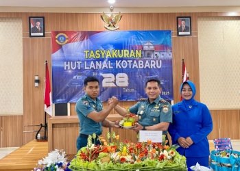 28 Tahun Mengabdi, Lanal Kotabaru Teguhkan Komitmen Jaga Laut Selatan