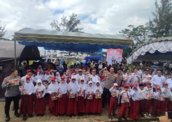 Program Kopi Manis Polres Tanah Bumbu Hadir di Pesisir Angsana dengan Segudang Layanan