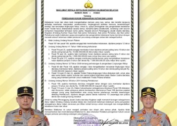 Kalsel Siaga, Ancaman Karhutla Mengintai, Polda dan Polres Banjar Tegaskan Sanksi Berat Bagi Pembakar Lahan