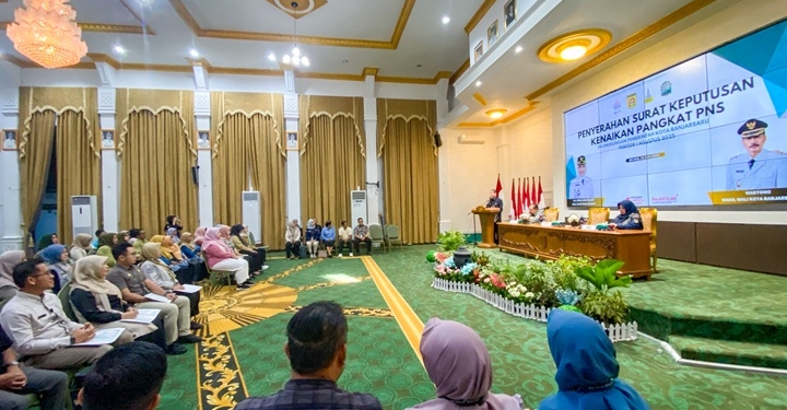 42 ASN Banjarbaru Naik Pangkat, Momentum Penguatan Profesionalisme Pelayanan Publik