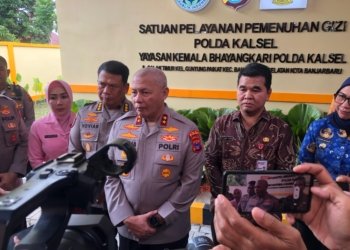 MBG Polda Kalsel Akan Layani 13 Sekolah di Kota Banjarbaru