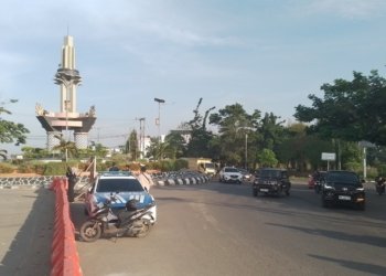 Evaluasi Penutupan Arus, Bundaran Palam Diberi Akses Untuk Roda Dua Melintas