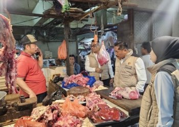 Satgas Pangan Polda Kalsel Sidak Pasar Antasari, Cek Harga Hingga Ketersediaan Stok