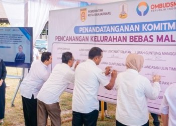 Kelurahan Mentaos Jadi yang Pertama di Indonesia Bebas Maladministrasi, Banjarbaru Menuju Kota Berintegritas