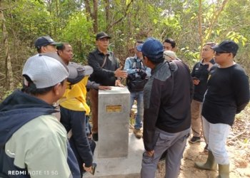 Cegah Sengketa Wilayah, Camat Karang Intan Tinjau Pilar Batas Banjar–Banjarbaru