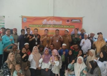 Bangun Desa Tangguh Bencana, BPBD Banjar Latih Warga Gunung Batu Hadapi Ancaman Alam