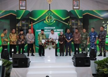 Kantor Kejati Kalsel Diresmikan, Gubernur Kalsel, H. Muhidin Dampingi Jaksa Agung RI ST Burhanuddin