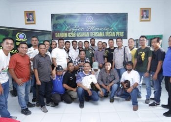 Hangatkan Silaturahmi, Dandim 0208/Asahan Ajak Wartawan “Temu Akrab” Sambil Latihan Menembak