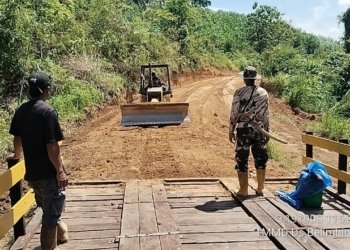 Satgas TMMD 125 Kodim 1006/Banjar Genjot Pembangunan Jalan dan Jembatan, Warga Dua Desa Mulai Rasakan Perubahan Besar