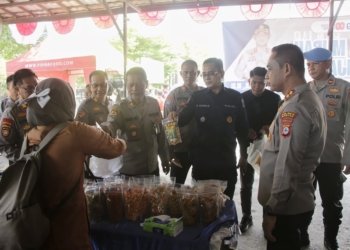 Polres Banjar Gelar Gerakan Pangan Murah Polri, Sediakan Ribuan Sembako untuk Warga
