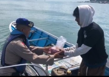 Sat Polairud Polres Kotabaru Tebar Kepedulian untuk Nelayan Pesisir