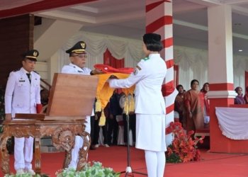 Momentum HUT ke-80 RI di Tapteng, Bupati dan Wabup Beri Tali Kasih untuk Veteran