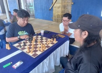 Semarak HUT ke-75 Kabupaten Banjar, Lomba Domino dan Catur Diikuti Puluhan Jurnalis
