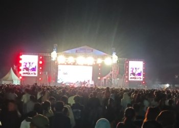 Malam Puncak HUT Tapteng ke-80: Warga Padati GOR Pandan