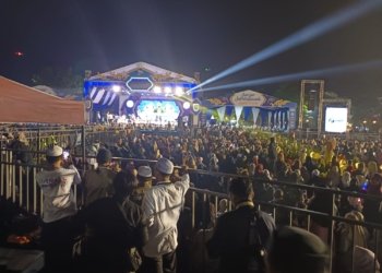 Banjar Bersalawat Meriahkan Hari Jadi ke-75 Kabupaten Banjar, Ribuan Jamaah Padati Alun-Alun Ratu Zalecha Martapura