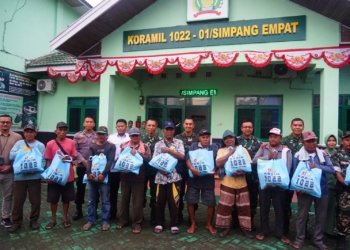 Kodim 1022 Tanah Bumbu Gelar Gerakan Pangan Murah di Koramil Simpang Empat