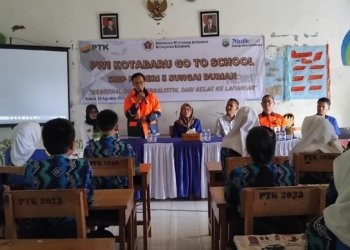 SMPN 3 Sungai Durian Jadi Tuan Rumah Journalist Go to School PWI Kotabaru dan PT Pelsart