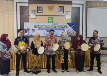 Seni Masuk Sekolah, Disbudporapar Banjar Hidupkan Budaya Lewat Program GSMS di SMPN 1 Martapura