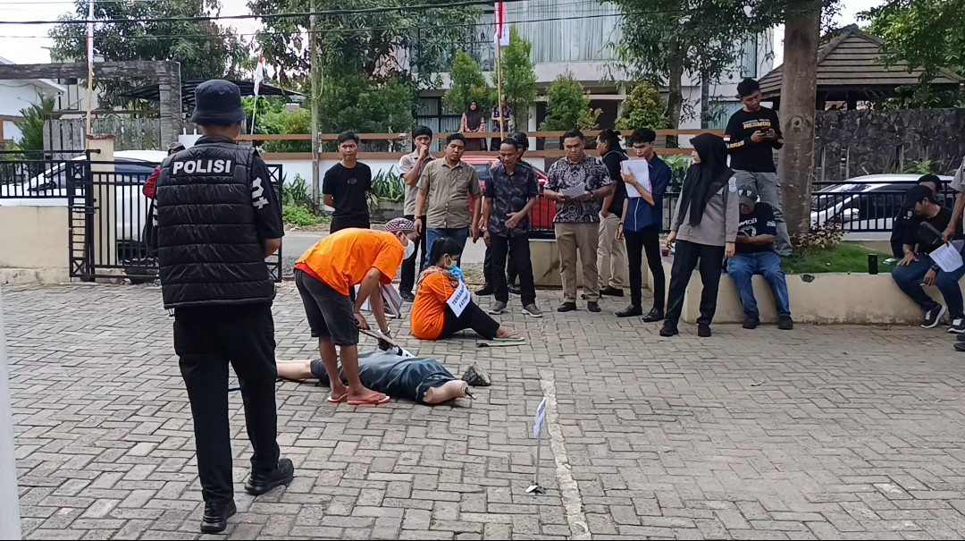 Rekonstruksi 43 Adegan Mutilasi di Banjar, Tersangka: Istri dan Kakak Ipar Korban