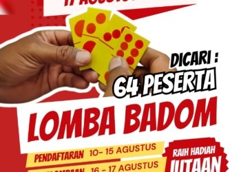 Meriahkan 17 Agustus, Cafe Titik Teras Kopi Gelar Lomba Domino