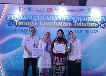 Dua Nakes RSD Idaman Raih Predikat Tenaga Kesehatan Teladan Kalsel 2025