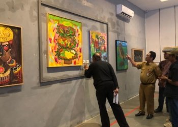 IPKS Banjarbaru Pamerkan Karya Seni Lukis Warisan Budaya Tak Benda