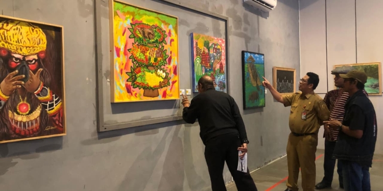 IPKS Banjarbaru Pamerkan Karya Seni Lukis Warisan Budaya Tak Benda