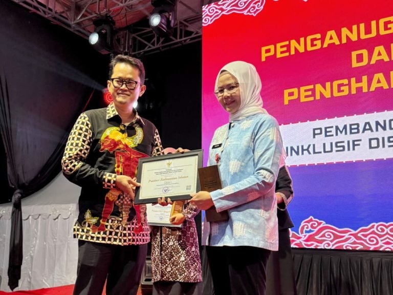 Kalsel Raih Peringkat 3 Nasional Penghargaan Daerah Inklusif Disabilitas
