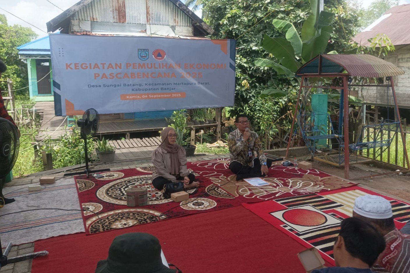 BPBD Banjar Gelar Pemulihan Ekonomi Pascabencana di Martapura Barat