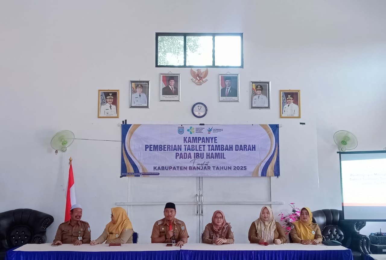 Dinkes Kabupaten Banjar Gelar Kampanye Tablet Tambah Darah untuk Ibu Hamil, Cegah Anemia dan Tekan Stunting