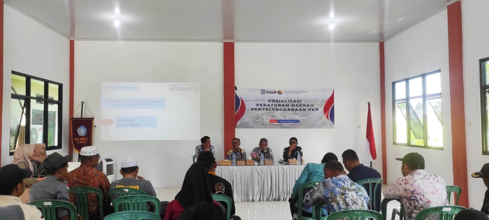 DPRKPLH Kabupaten Banjar Sosialisasikan Perda Baru tentang Perumahan dan Kawasan Permukiman di Kecamatan Gambut