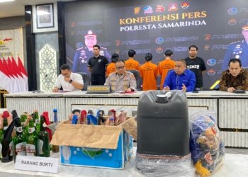 Polisi Tetapkan 4 Mahasiswa Jadi Tersangka Perakitan Bom Molotov Pra Aksi Mahakam