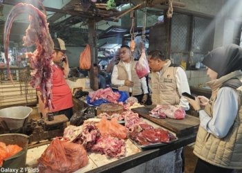 Satgas Pangan Polda Kalsel Cek Harga dan Stok di Pasar Antasari Banjarmasin