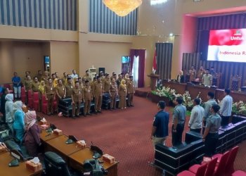 Paripurna DPRD Tanah Bumbu Dengarkan Jawaban Bupati Terhadap Raperda Kerjasama Daerah
