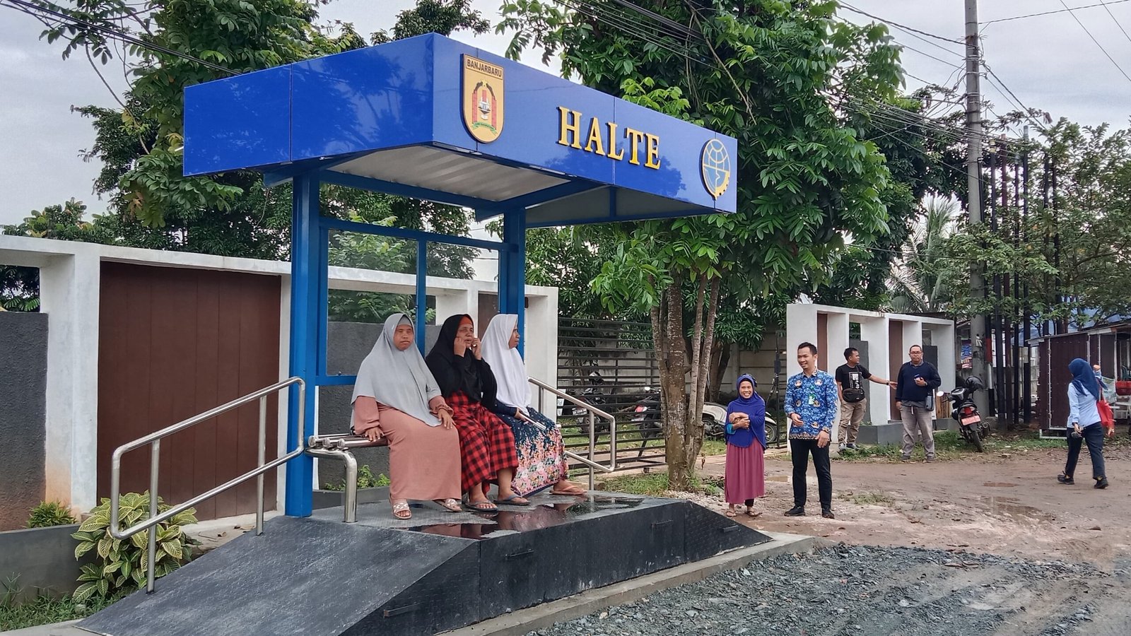 Perdana di Kota Banjarbaru, Halte Portabel Layani Warga Disabilitas