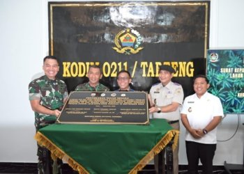 Langkah Bersejarah, Pemkab Tapteng Hibahkan 100 Ha Lahan untuk TNI