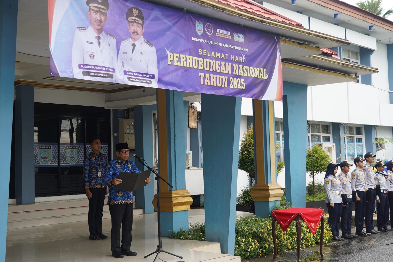 Apel Hari Kesadaran Nasional dan Hari Perhubungan Nasional 2025, Pemkab Banjar Teguhkan Komitmen Integritas dan Pembangunan Daerah