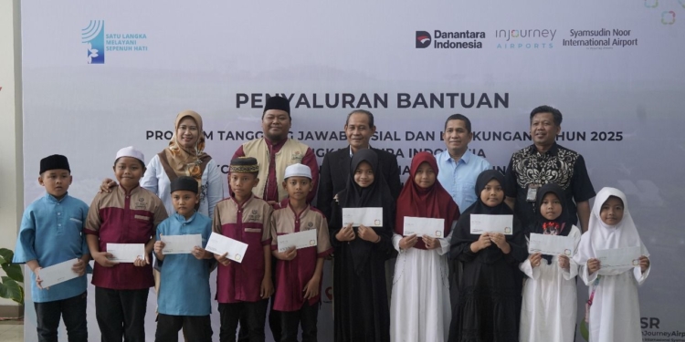 InJourney Airports Syamsudin Noor Salurkan Rp139 Juta Bantuan CSR untuk Masyarakat