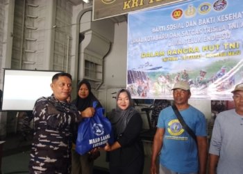 Dalam Rangka HUT ke-80 TNI, Lanal Kotabaru Gelar Bakti Kesehatan, Donor Darah, dan Baksos untuk Nelayan