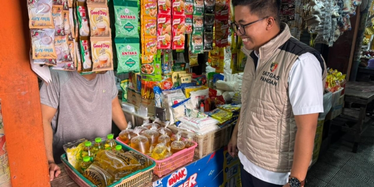 Satgas Pangan Polda Kalsel Sidak Harga di Pasar Kuripan Banjarmasin
