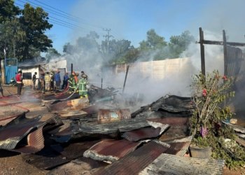 Sebuah Gudang Terbakar Hangus di Banjarbaru, Kerugian Ditaksir Rp500 Juta