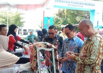 Ratusan Warga Padati Gerakan Pangan Murah di BPSDM Kalsel
