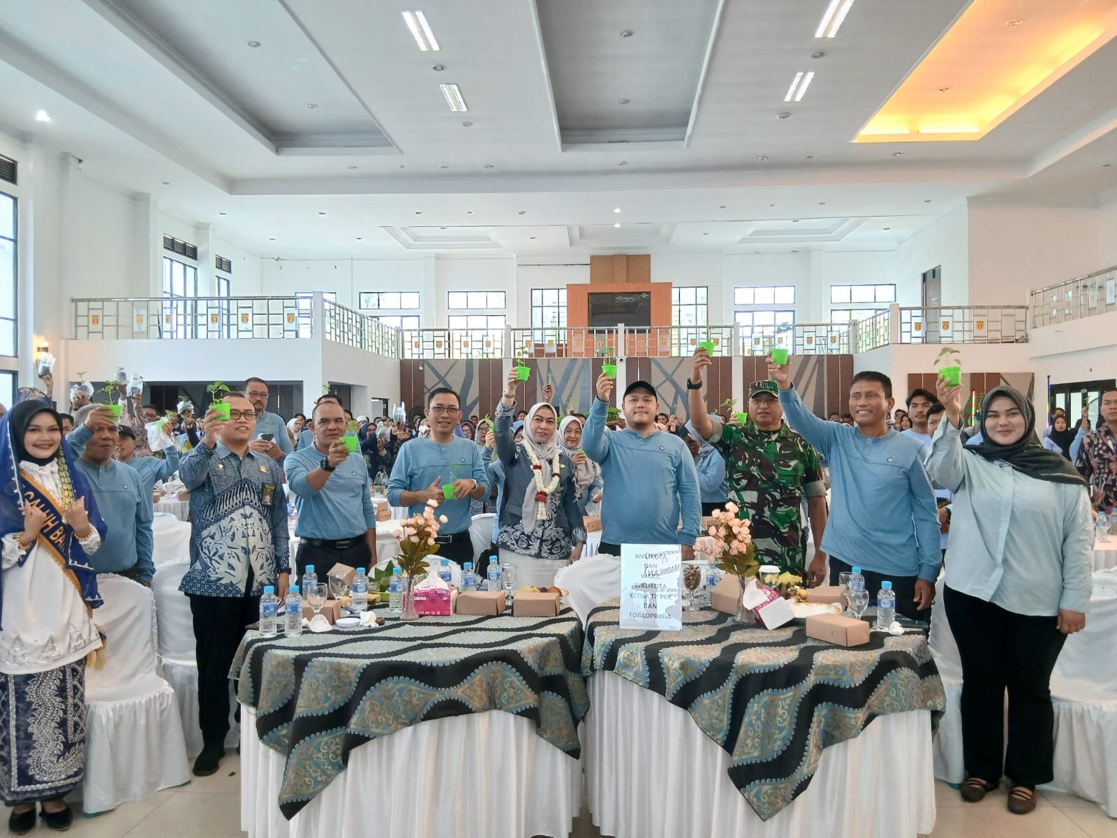 Kodim 1006/Banjar Hadiri Gerakan Pangan Murah di Kota Banjarbaru