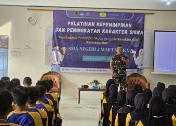Komandan Kodim 1006/Banjar Hadiri Kegiatan Pembinaan Karakter Pemuda di SMAN 2 Martapura