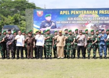 Kodim 1006/Banjar Saksikan Sejarah Alih Kodal Kodam VI/Mlw ke Kodam XXII/Tambun Bungai