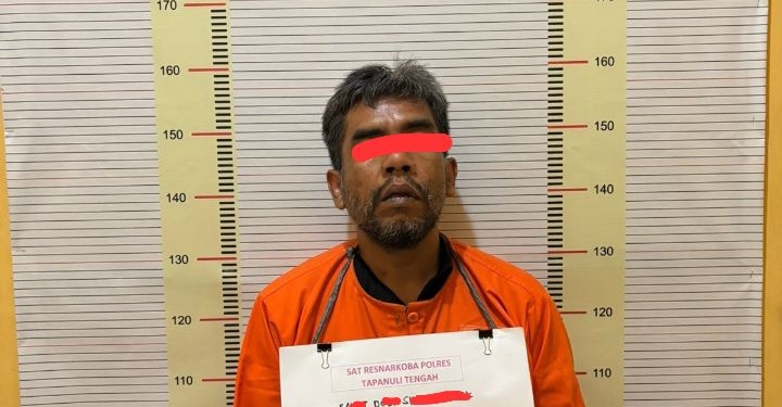 Residivis Pengedar Sabu Ditangkap Sat Narkoba Polres Tapteng, Barang Bukti 2,74 Gram Disita