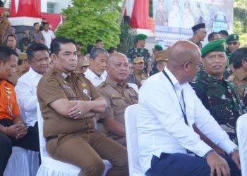 Dukung Ketahanan Pangan dan Program MBG, Pemkab Kotabaru Hadir di Apel Alih Kodal TNI AD