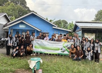 Mahasiswa ULM Latih Warga Olah Limbah Jadi Pupuk Organik, Dorong Pertanian Berkelanjutan